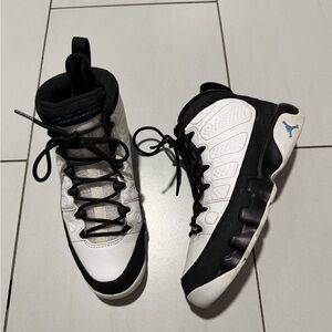 size 7Y Nike Air Jordan 9 Retro 'University Blue'